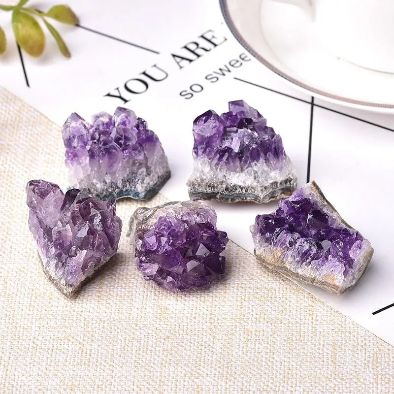 1-Piece Natural Amethyst Crystal Cluster Quartz