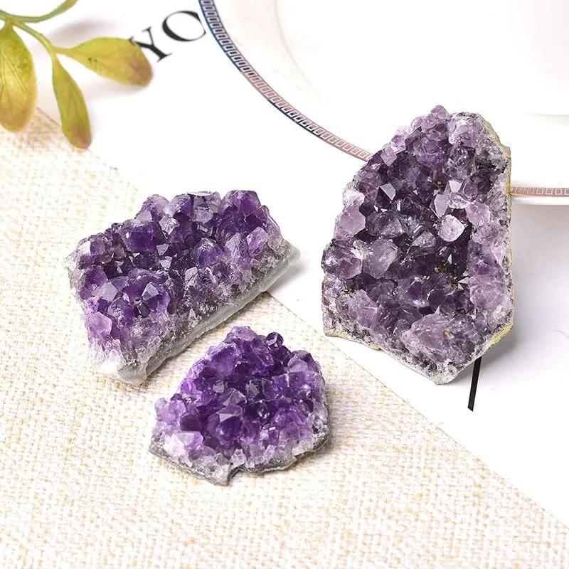 1-Piece Natural Amethyst Crystal Cluster Quartz