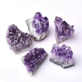 1-Piece Natural Amethyst Crystal Cluster Quartz