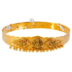 22k Yellow Gold & Gemstone Kids Vaddanam Belt (96gm)