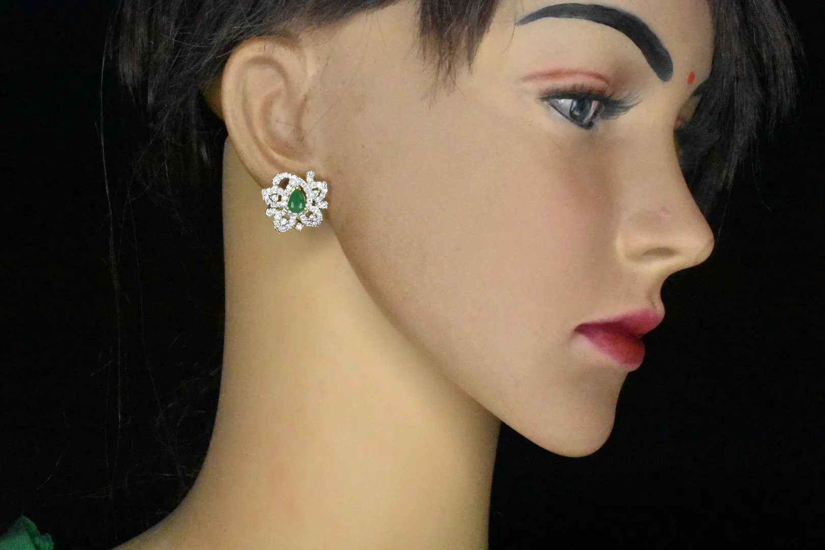 4 in 1 detachable diamond jhumkas