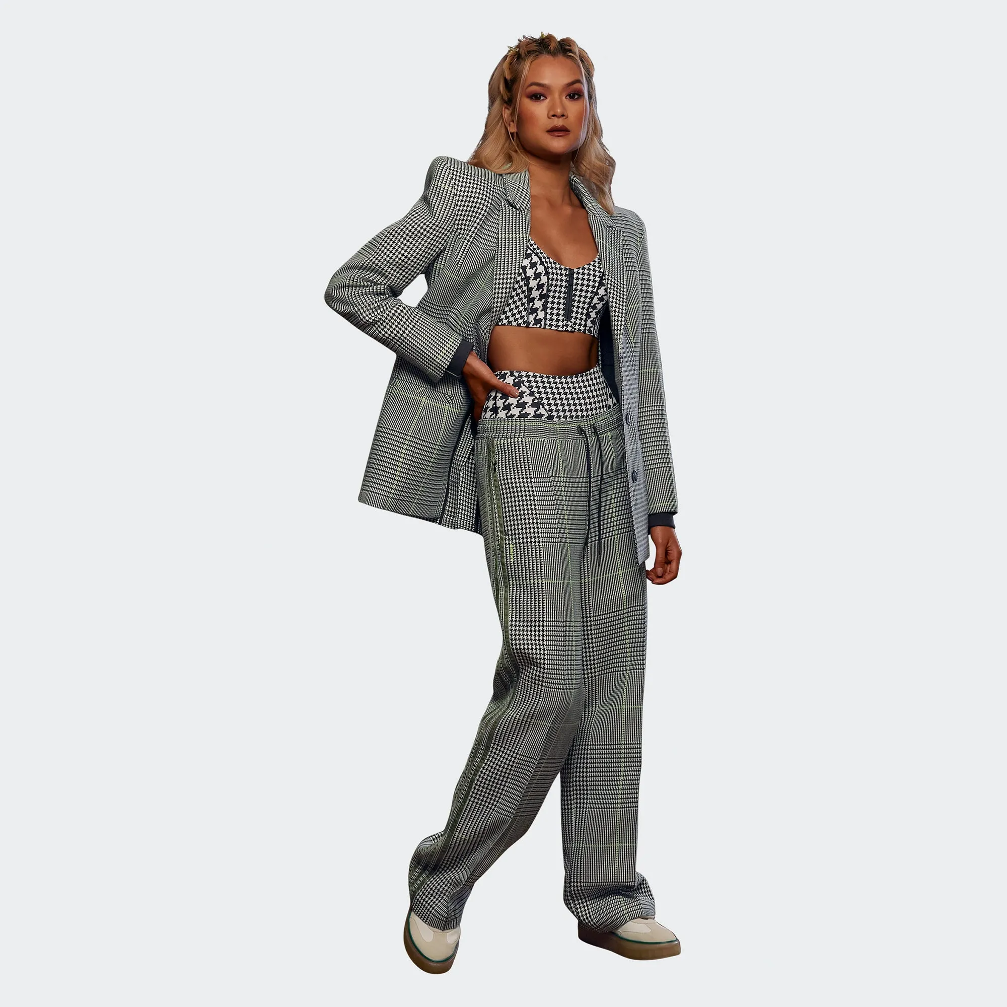 Adidas x Ivy Park Womens Suit Pant 'White/Blk/Sl'