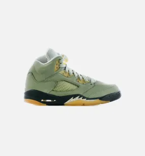 Air Jordan 5 Jade Horizon Grade School Lifestyle Shoe - Jade Horizon/Light Silver/Anthracite/Pink Glaze Free Shipping