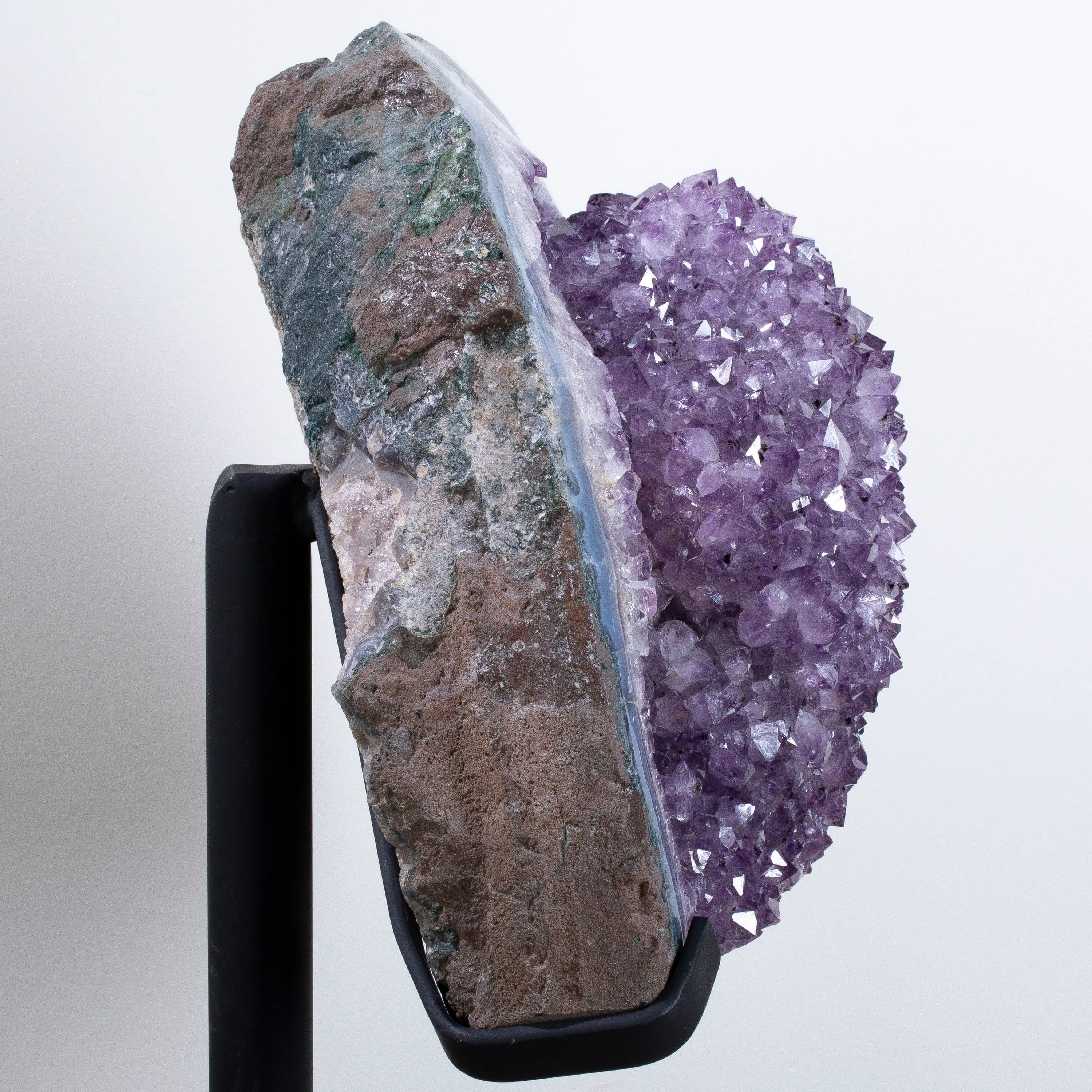 Amethyst Geode from Brazil on Custom Stand- 27 / 72 lbs