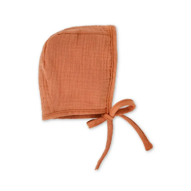 Apple Park Rust Muslin Bonnet