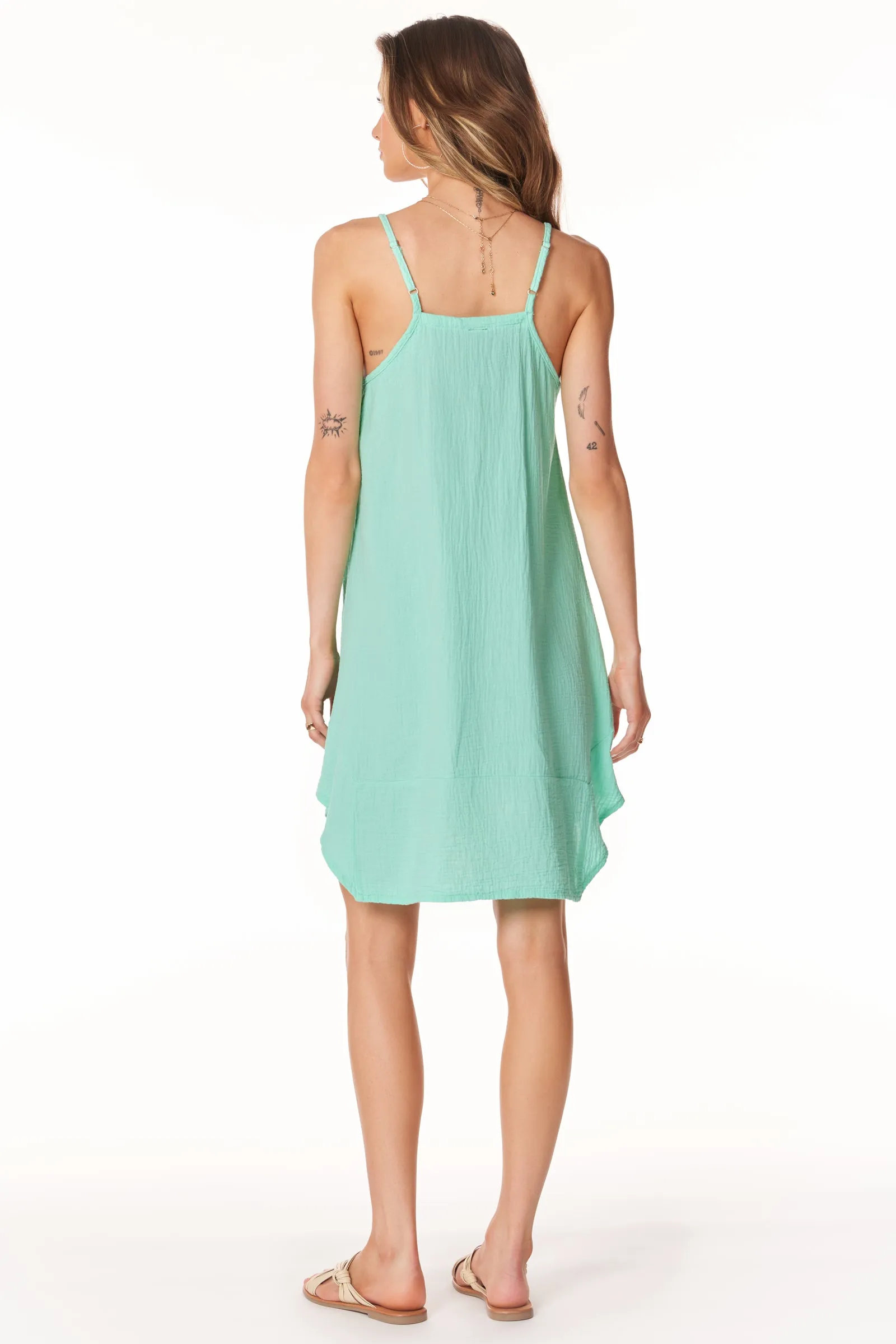 ASYMMETRICAL HEM DRESS