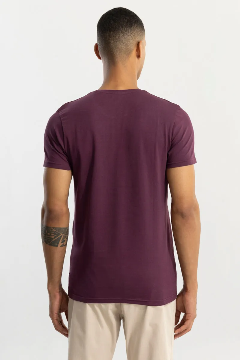 Believe Burgundy T-Shirt