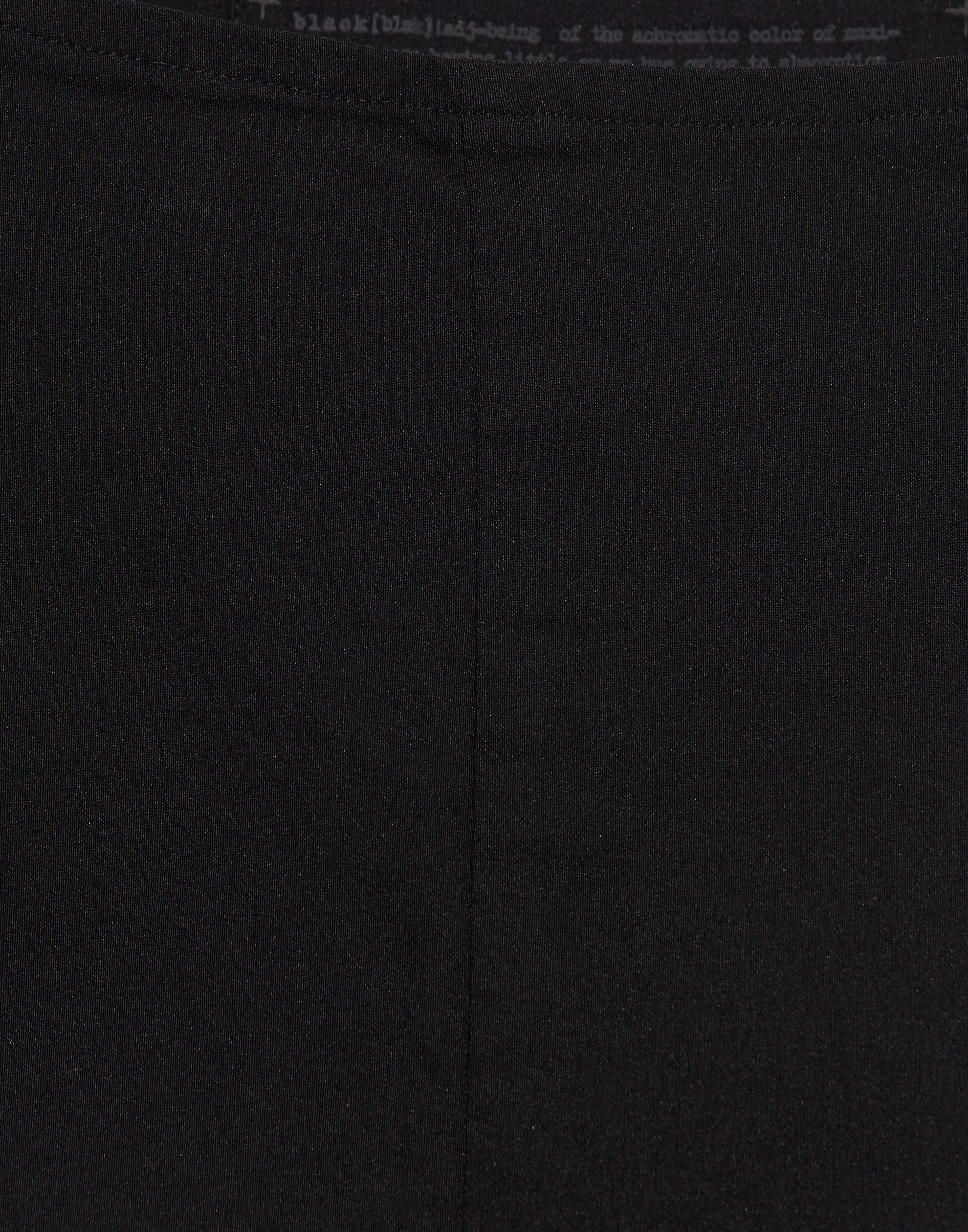 Black Viscose Blend Stretch Dress