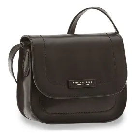 Borsa Donna a Tracolla THE BRIDGE in Pelle Nera linea Giovanna