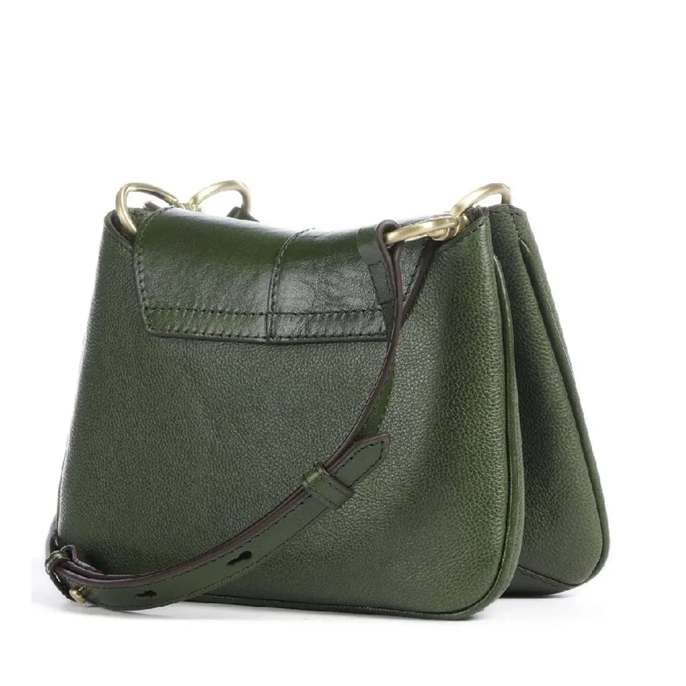 Borsa Donna a Tracolla THE BRIDGE linea Elisabetta in Pelle Verde