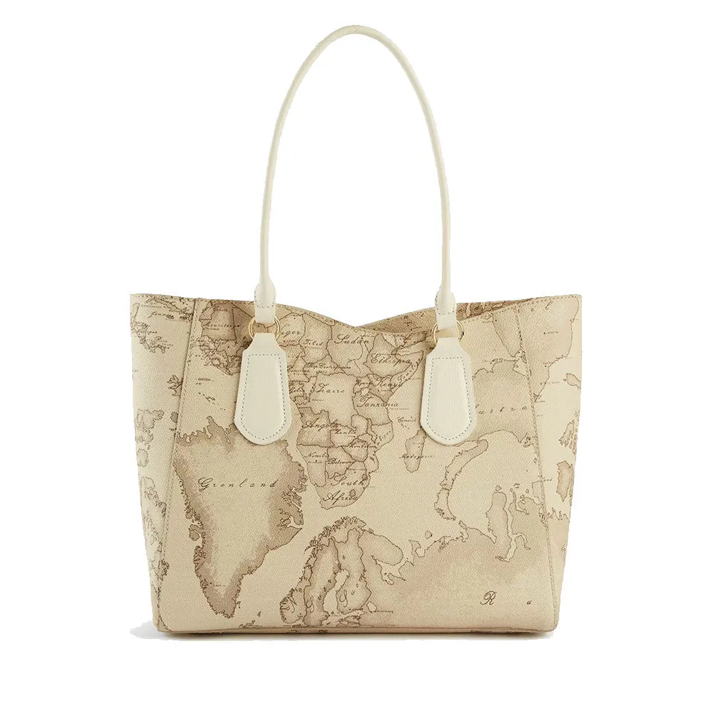 Borsa Donna Shopping 1A Classe Alviero Martini linea Geo Safari Wave colo Rafia GZ88