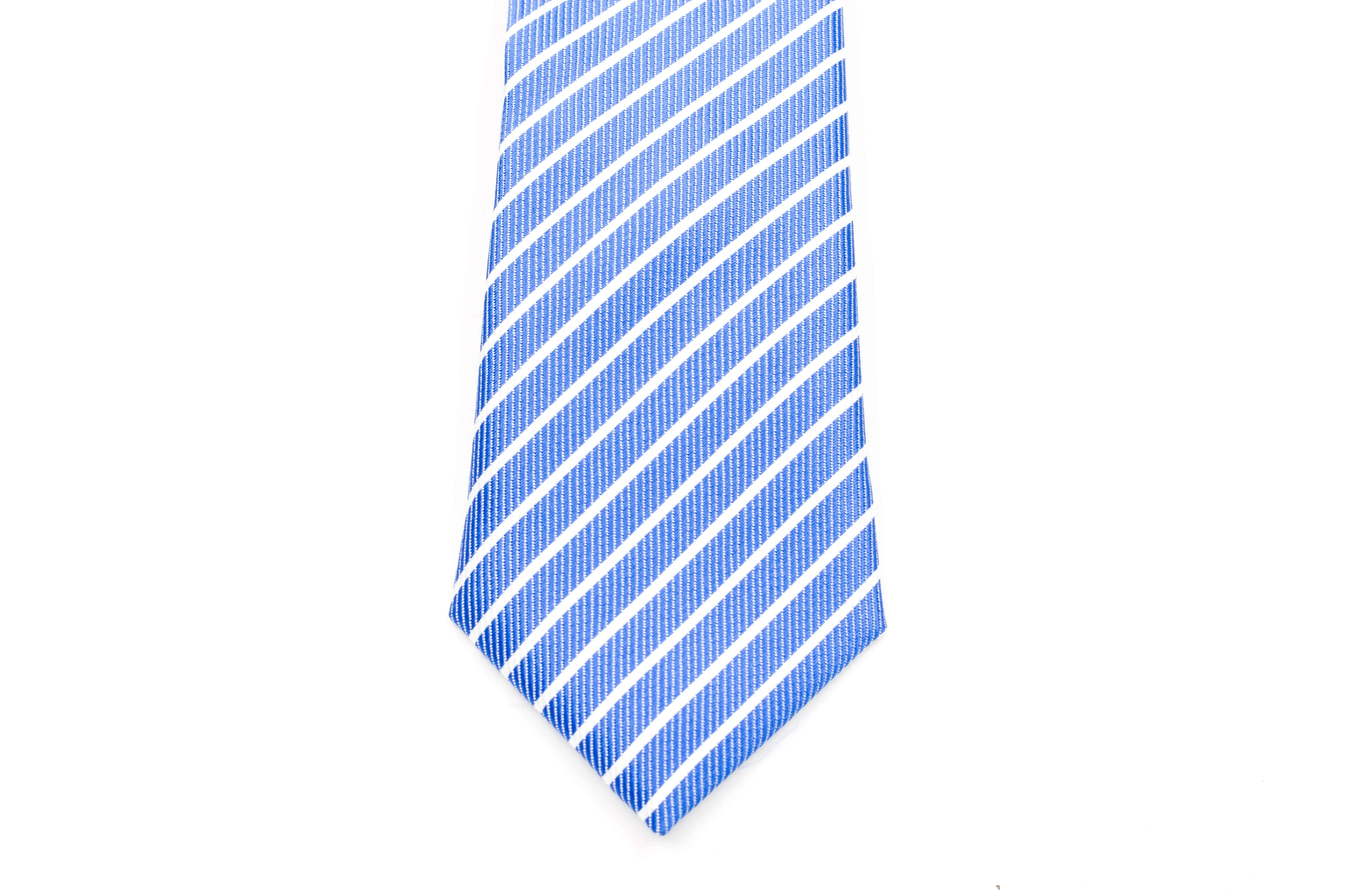 Boys Ties - Sky Blue Stripes