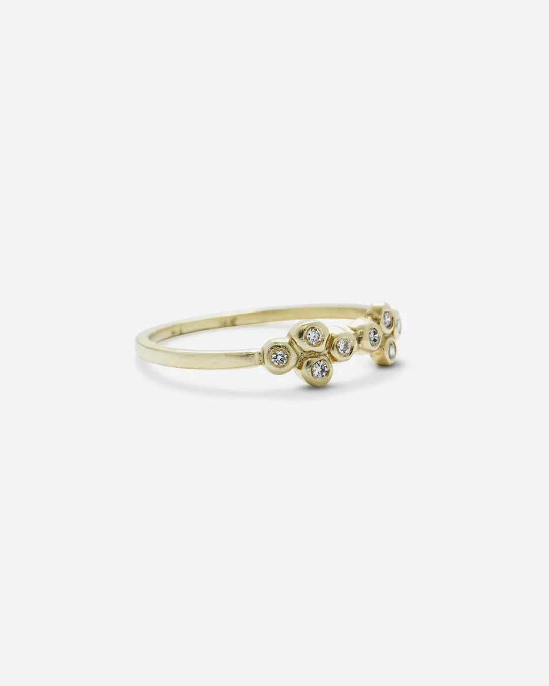 Bubble 15 / White Diamonds Ring