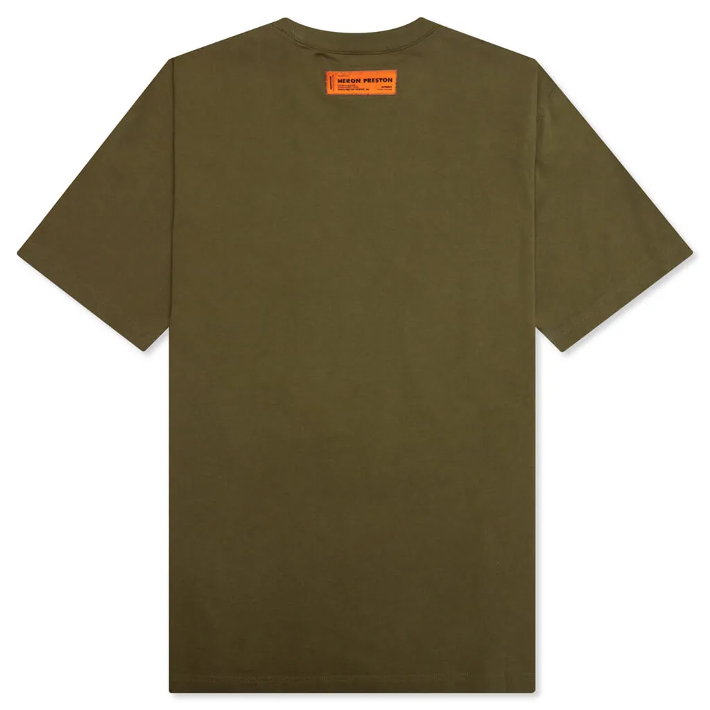 Censored S/S Tee - Dark Olive