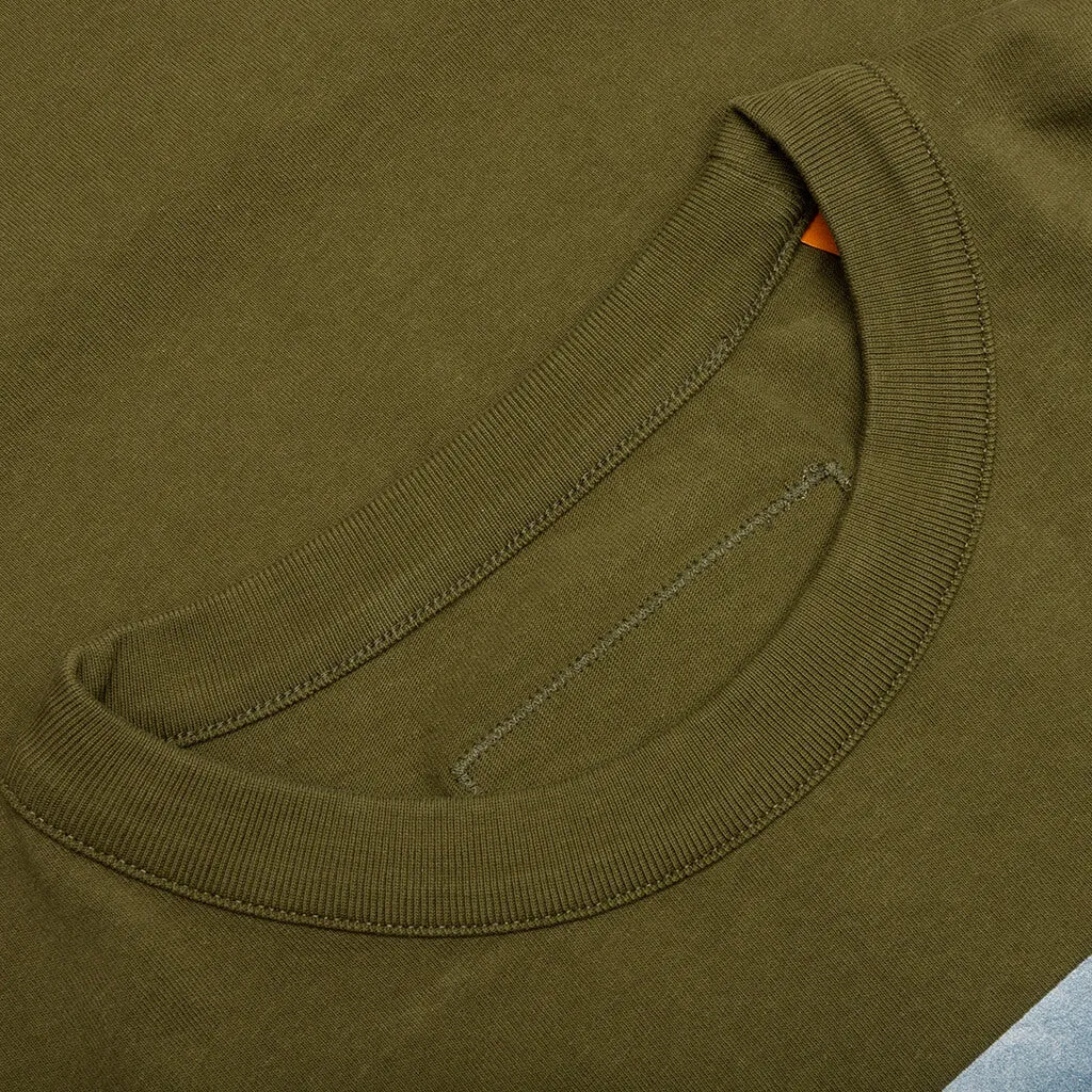 Censored S/S Tee - Dark Olive