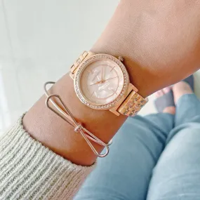 Champagne Please Rosegold Watch Bracelet Stack