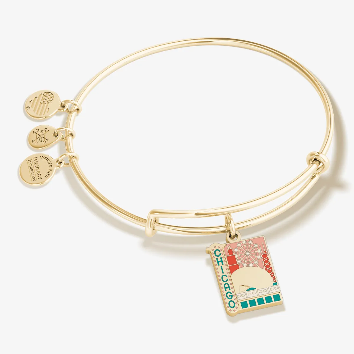 Chicago Charm Bangle Bracelet