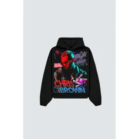 Chris Brown Breezy Graphic Hoodie 'Black'