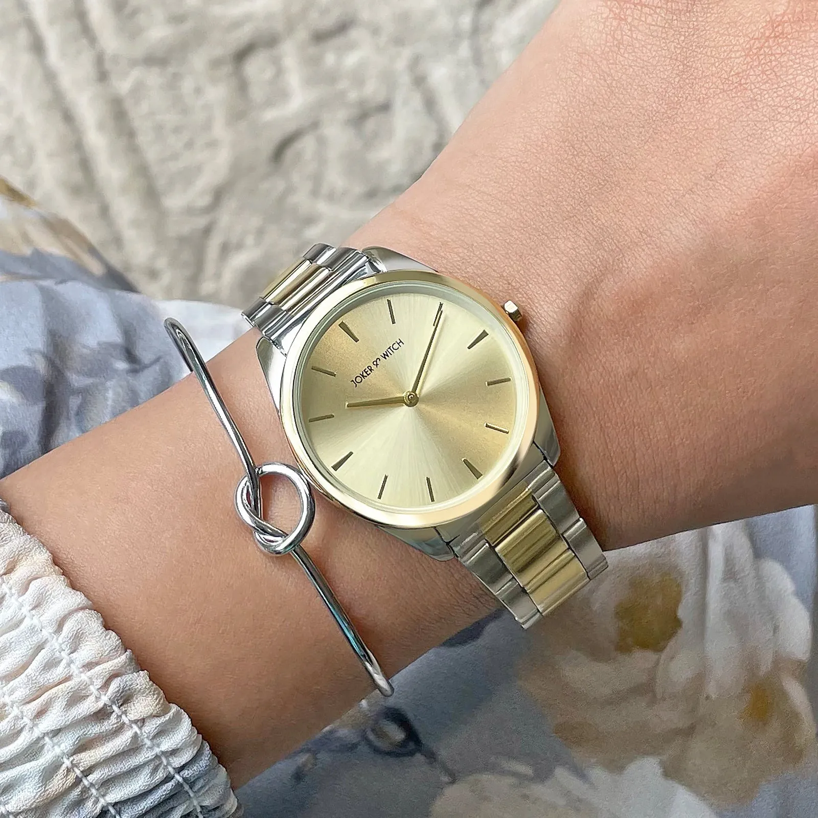 Clio Dualtone Watch Bracelet Stack