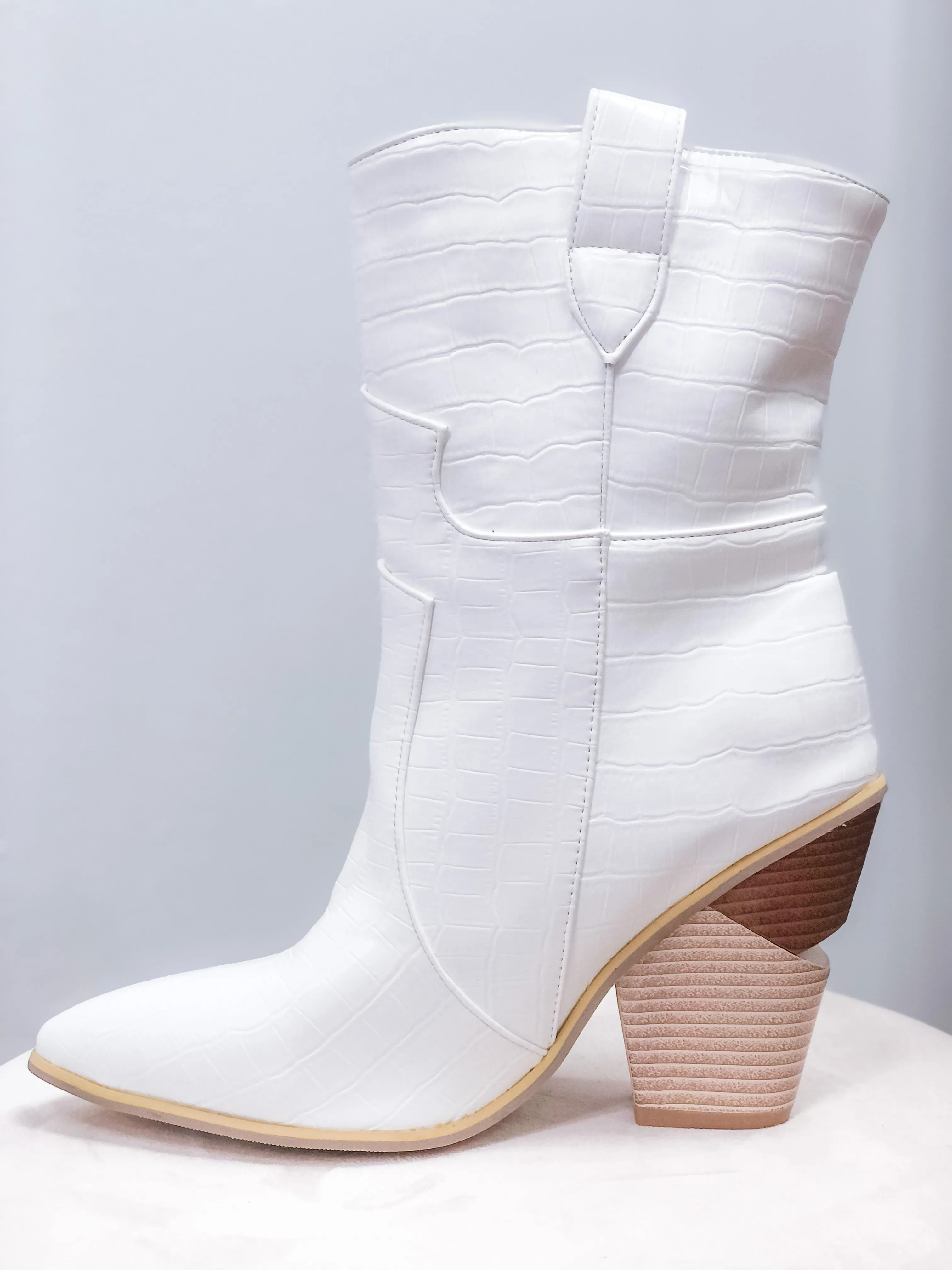 Coachella White Bootie