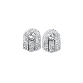 Couture 18K Gold & Diamond Stud Earrings