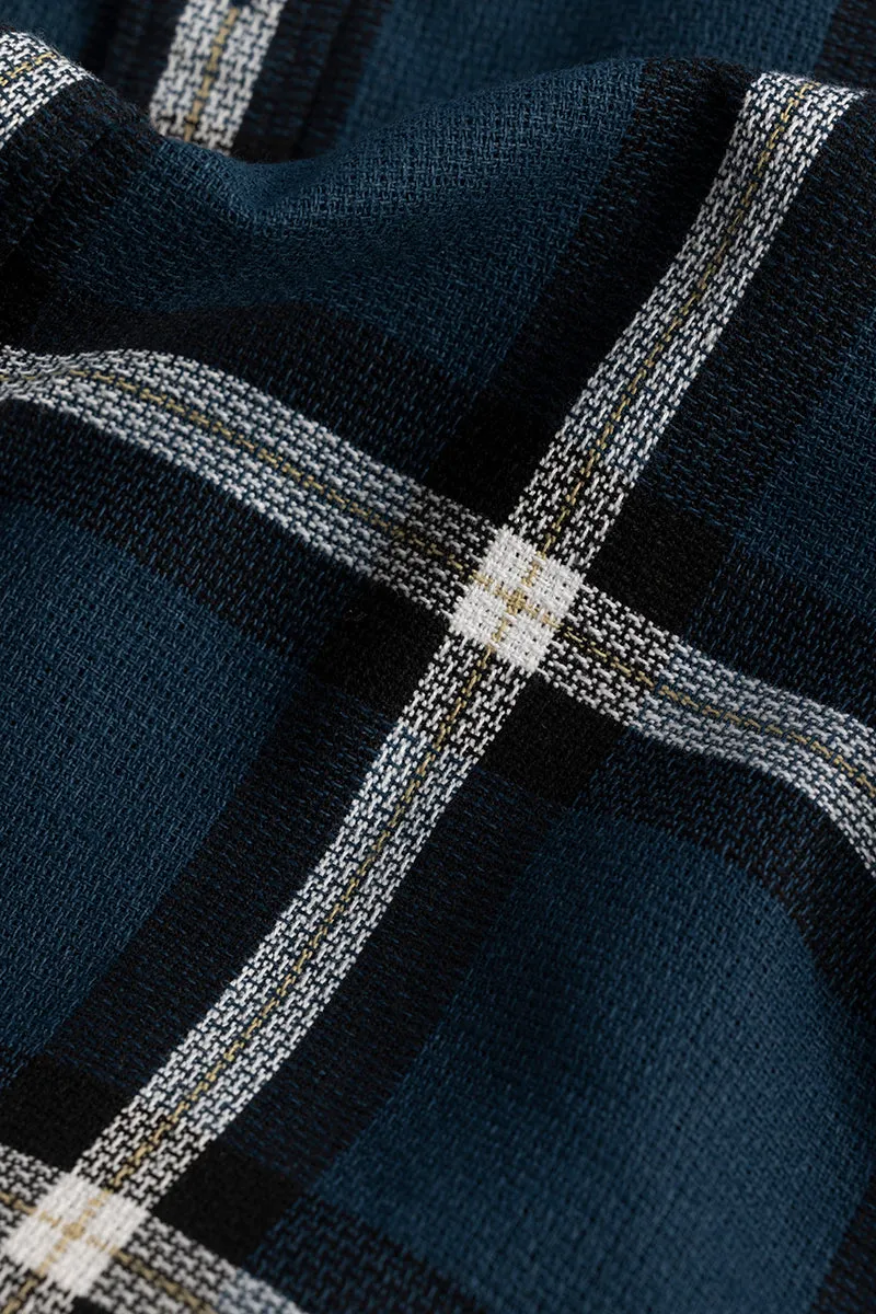 Cubix Checks Navy Shirt