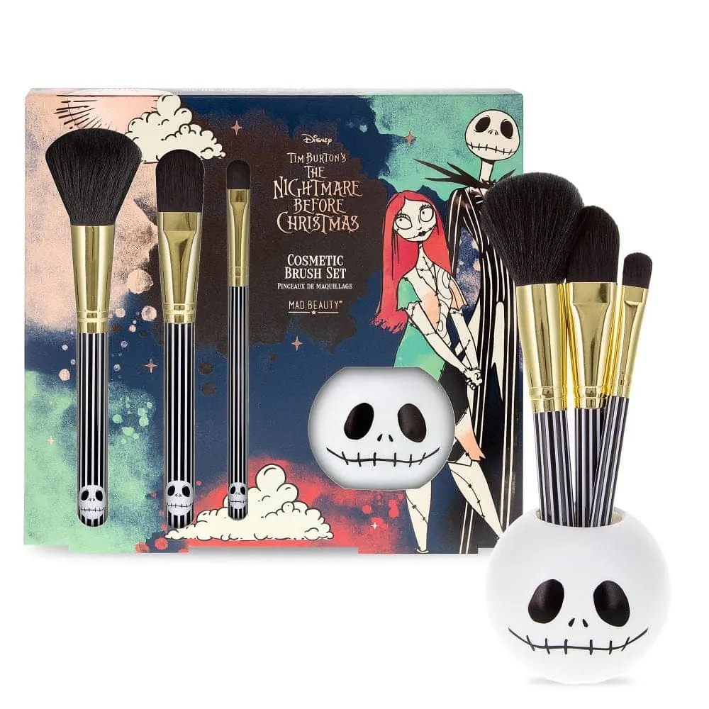 Disney Nightmare Before Christmas Cosmetic Brush Set & Holder