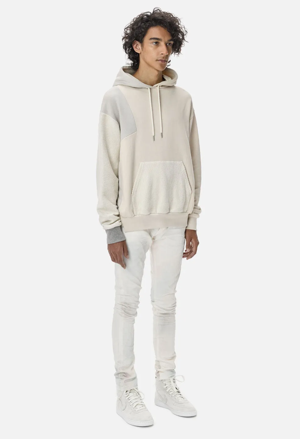 Distorted Hoodie / Pearl