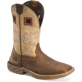 Double H Men's Clem 11" Square Toe Western Work Boot - Brown - DH5361