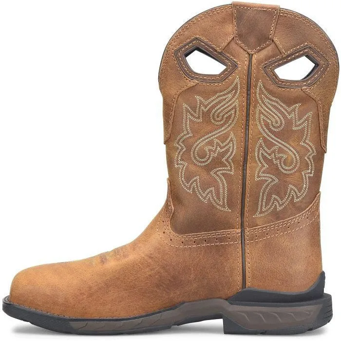 Double H Men's Lonetree 11" Comp Toe Western Work Boot -Brown- DH5432