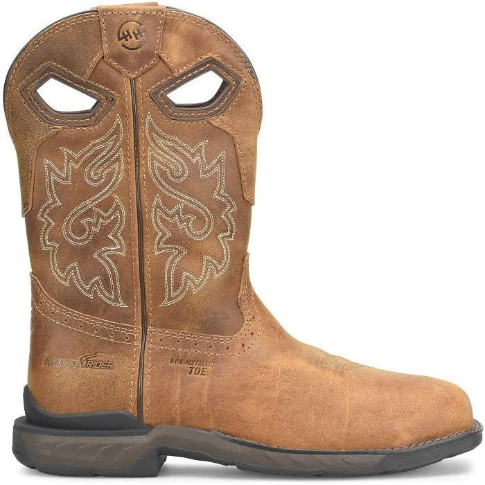 Double H Men's Lonetree 11" Comp Toe Western Work Boot -Brown- DH5432