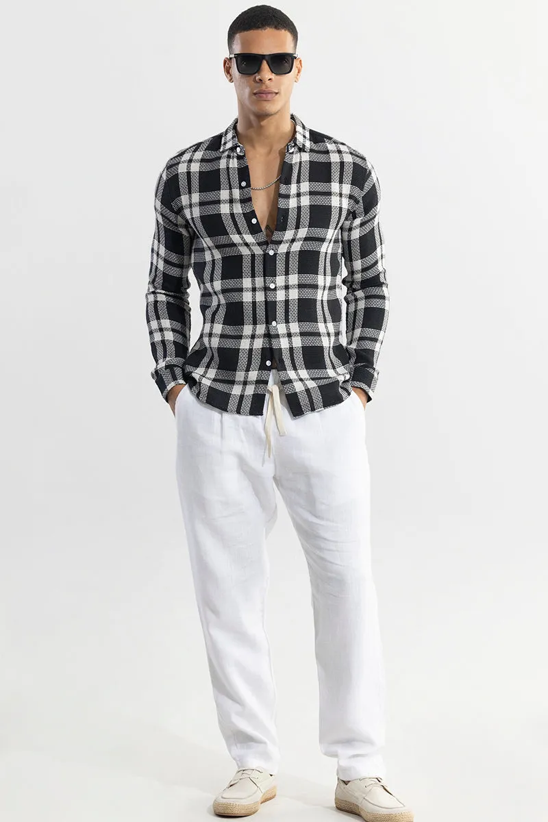 Dulet Black Checks Shirt