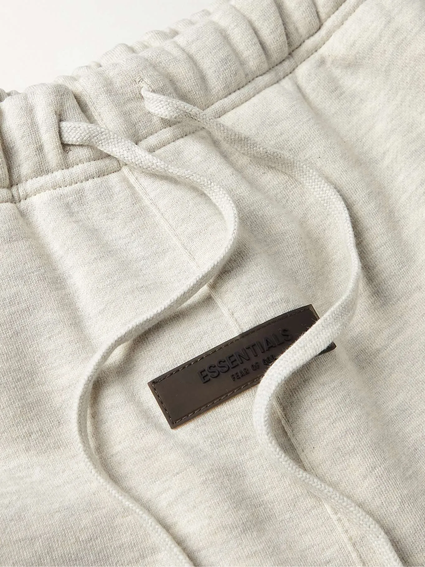 FOG Essentials Logo Sweat Shorts - Light Heather Oatmeal