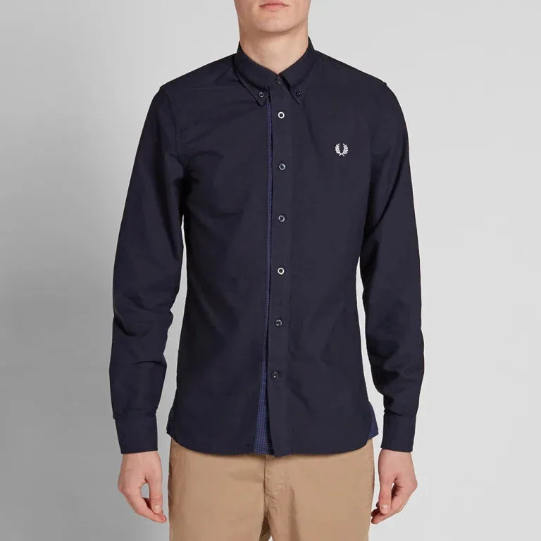 Fred Perry Gingham Trim Oxford Shirt