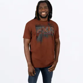 FXR Men's Broadcast Premium Tee Rust Heather/Black