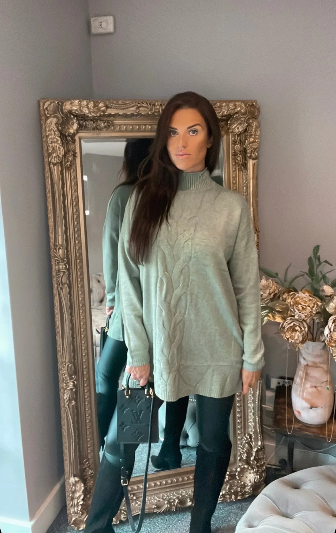 Hailey Sage Green Jumper