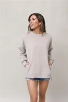 Hi-Lo Hem Sweatshirt