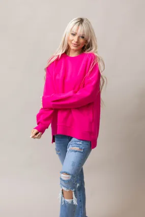 Hi-Lo Hem Sweatshirt