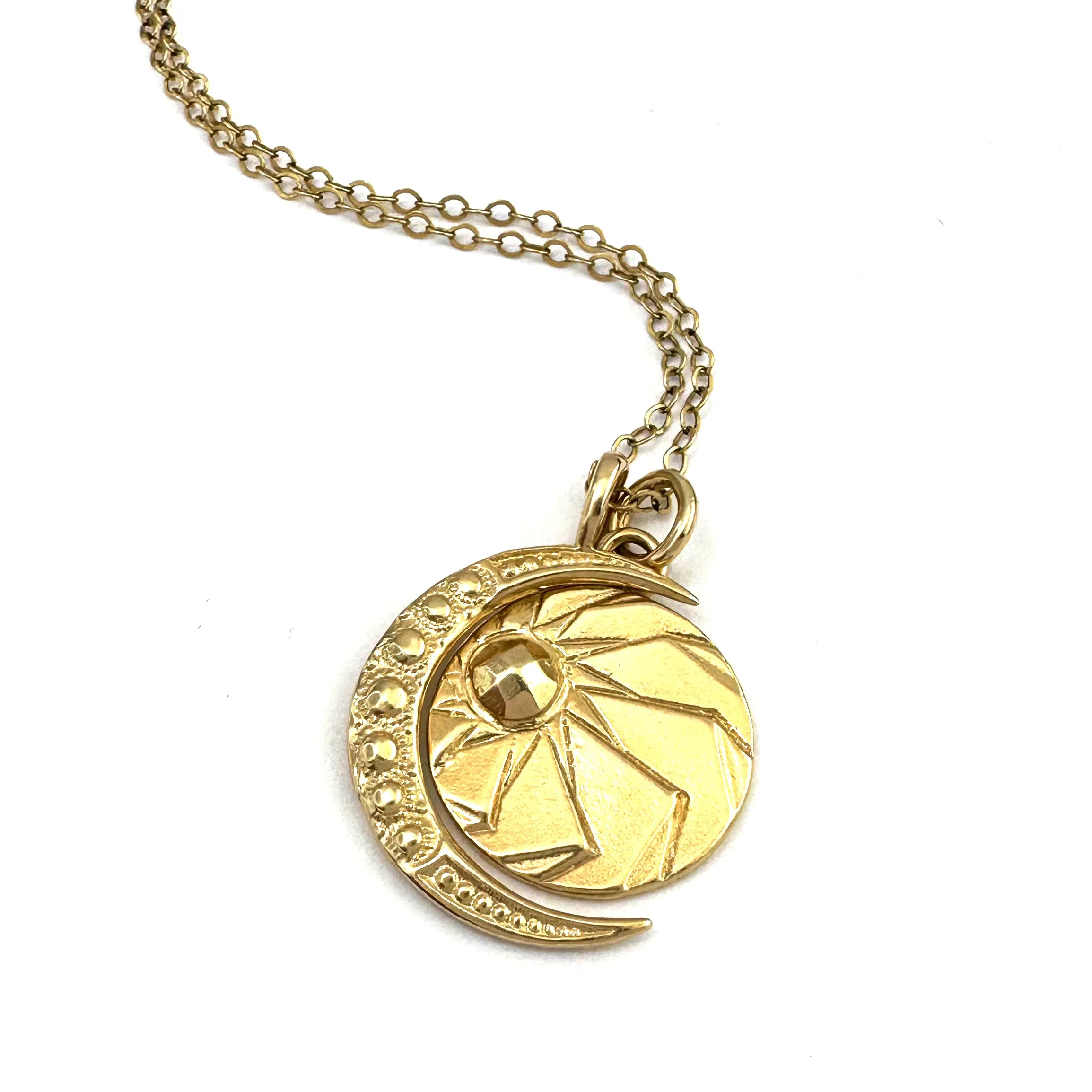 HORIZON MOON Necklace Set - Gold