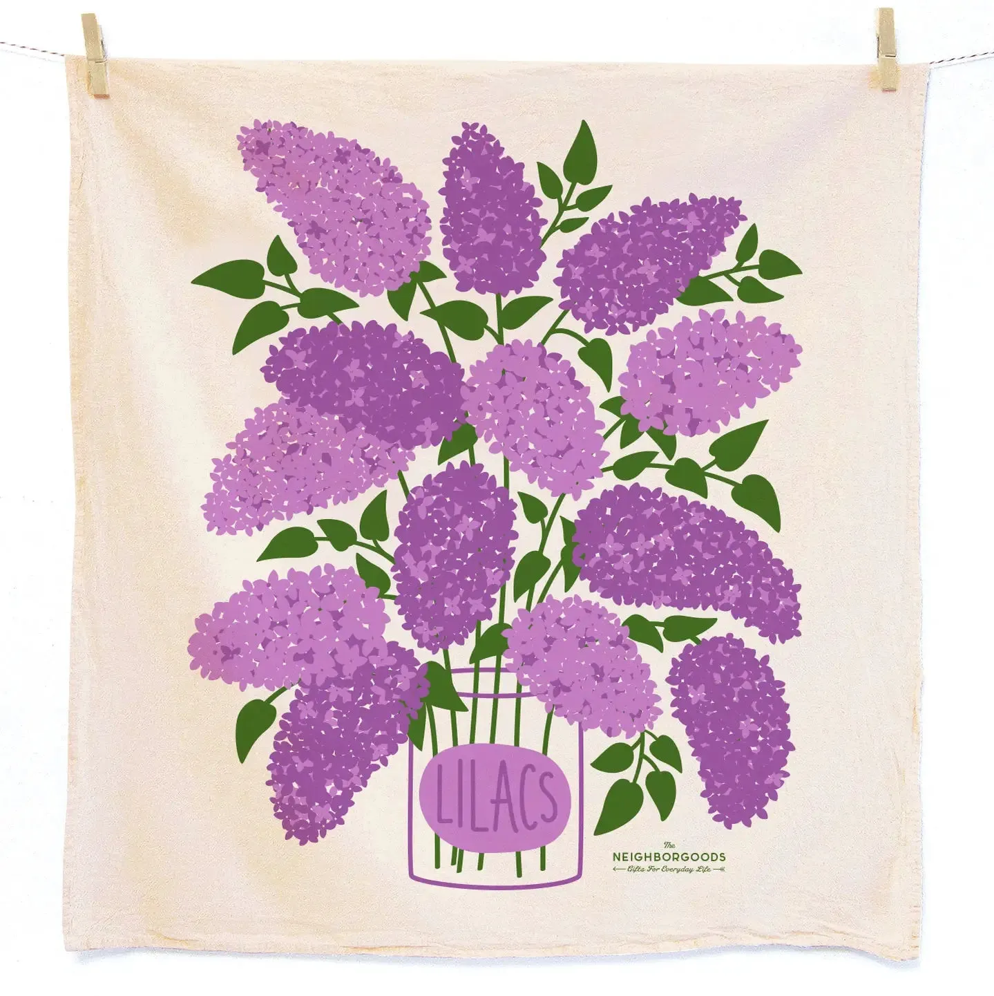 I Lilac Purple - Dish Towel Set of 2