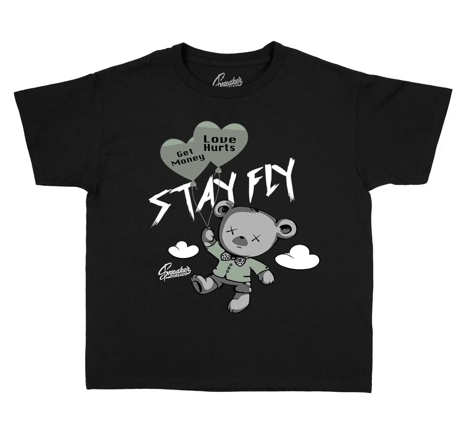 Kids Jade Horizon 5 Shirt - Money Over Love - Black