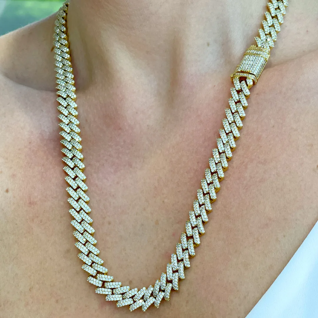 Ladies Cooper Miami Cuban Chain Necklace