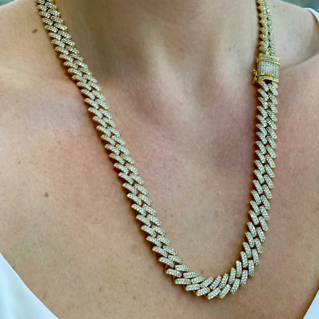 Ladies Cooper Miami Cuban Chain Necklace