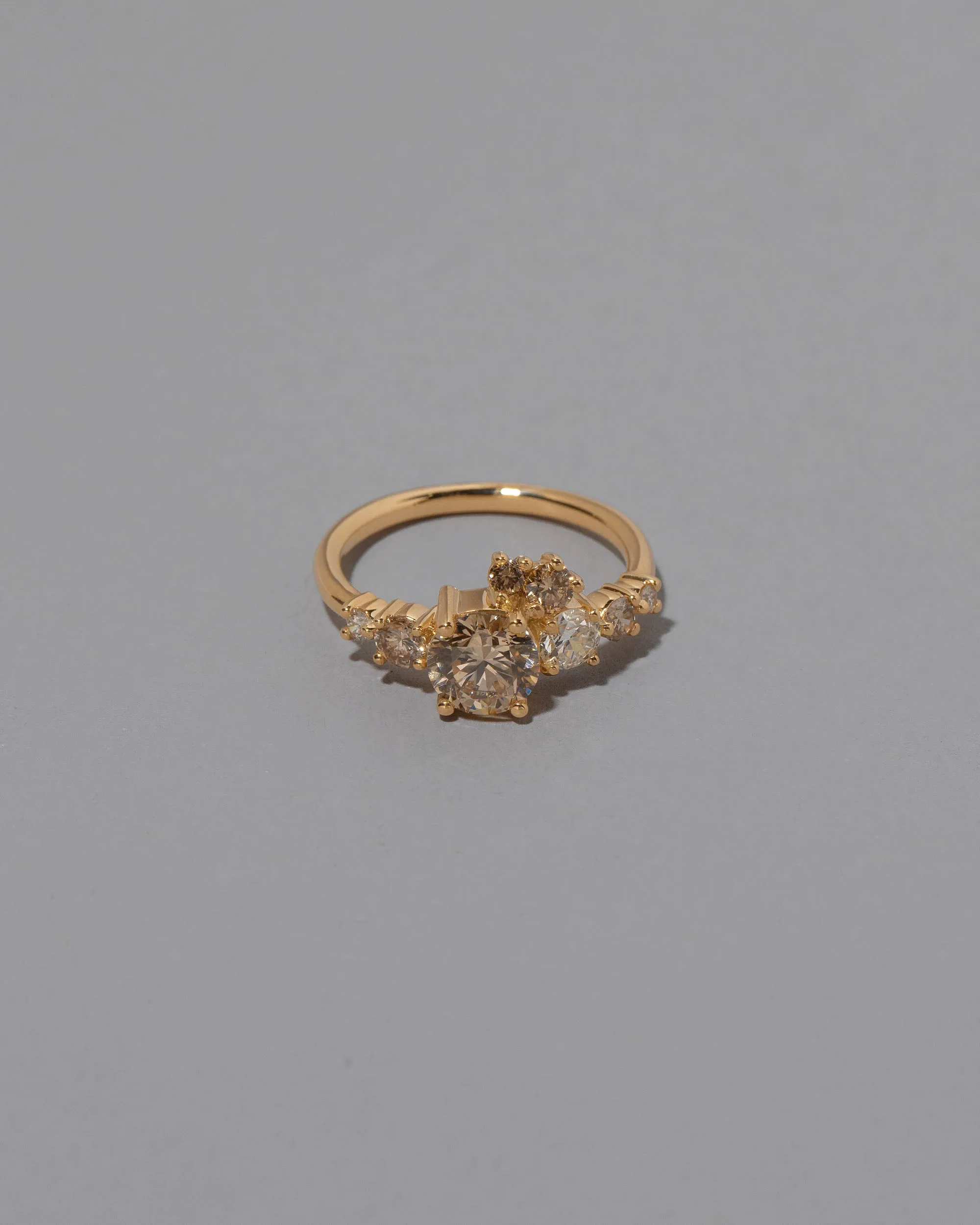 Luna Ring - Champagne Diamond