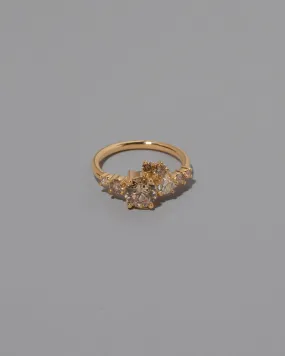 Luna Ring - Champagne Diamond