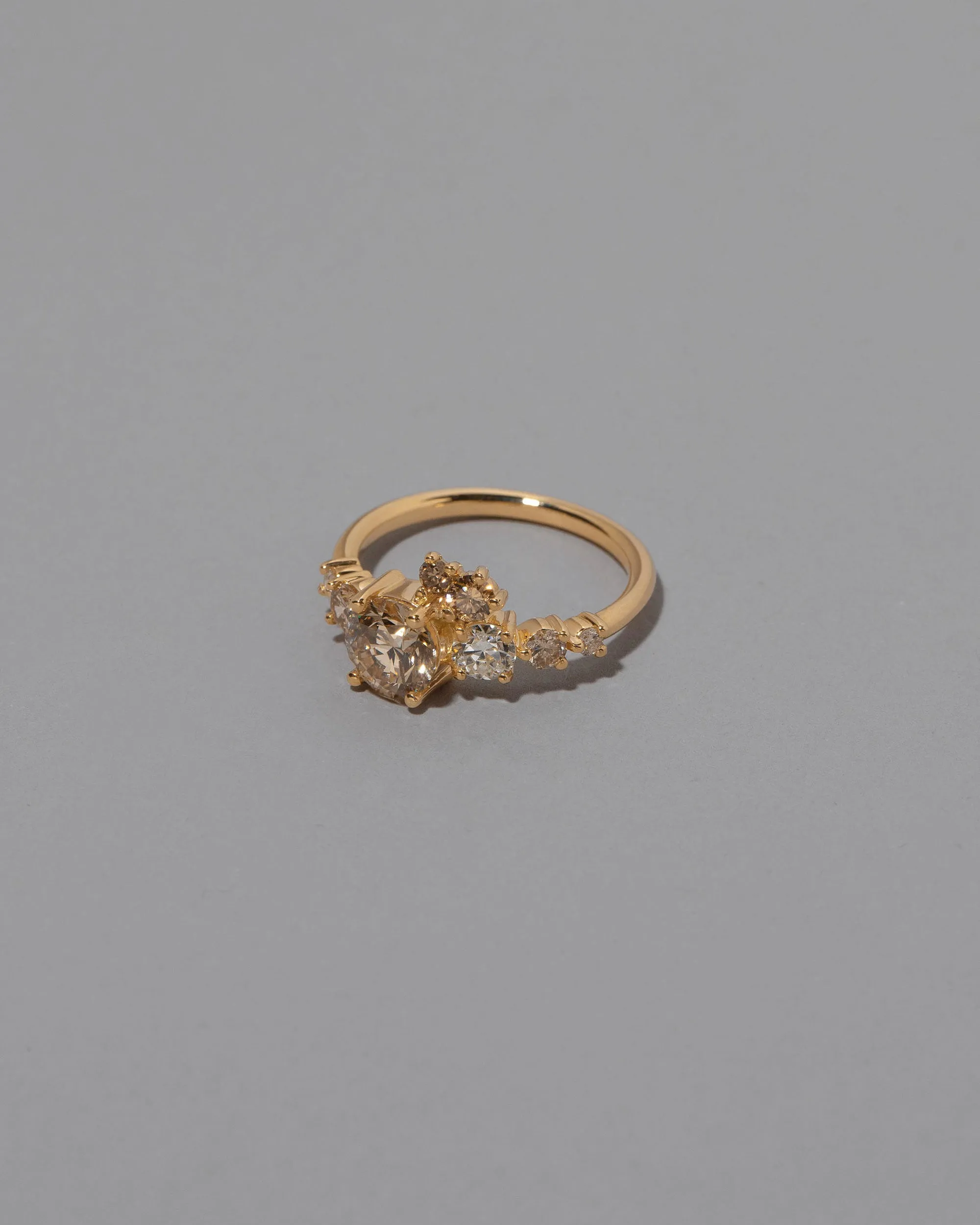 Luna Ring - Champagne Diamond