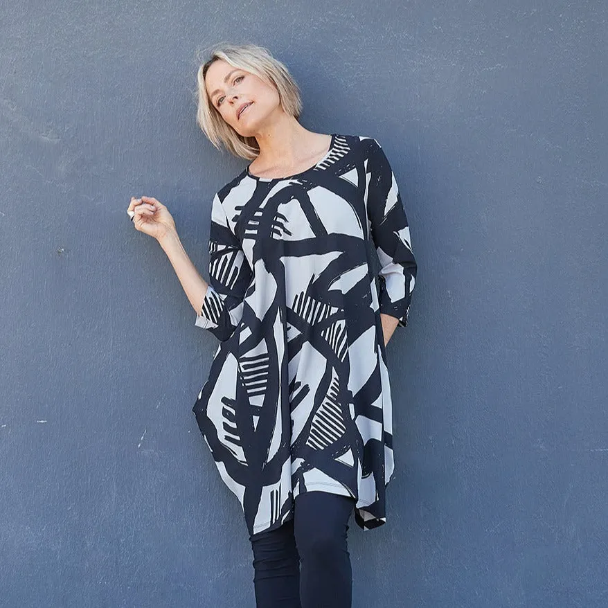 NEW! Flight Tunic in Gris Ravello by Porto