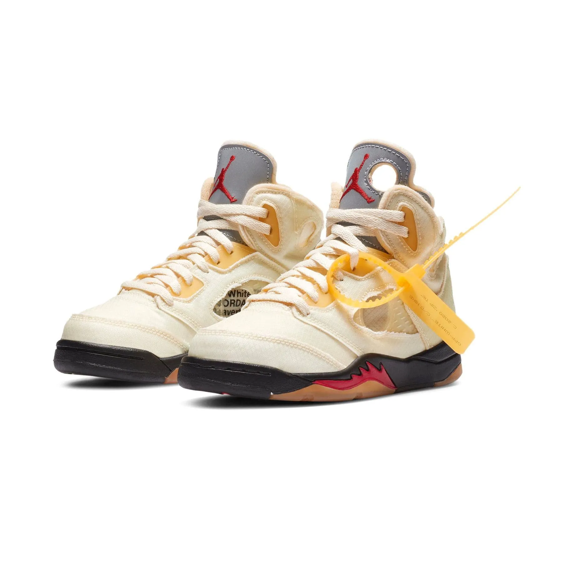 Off-White x Air Jordan 5 Retro SP PS 'Sail'