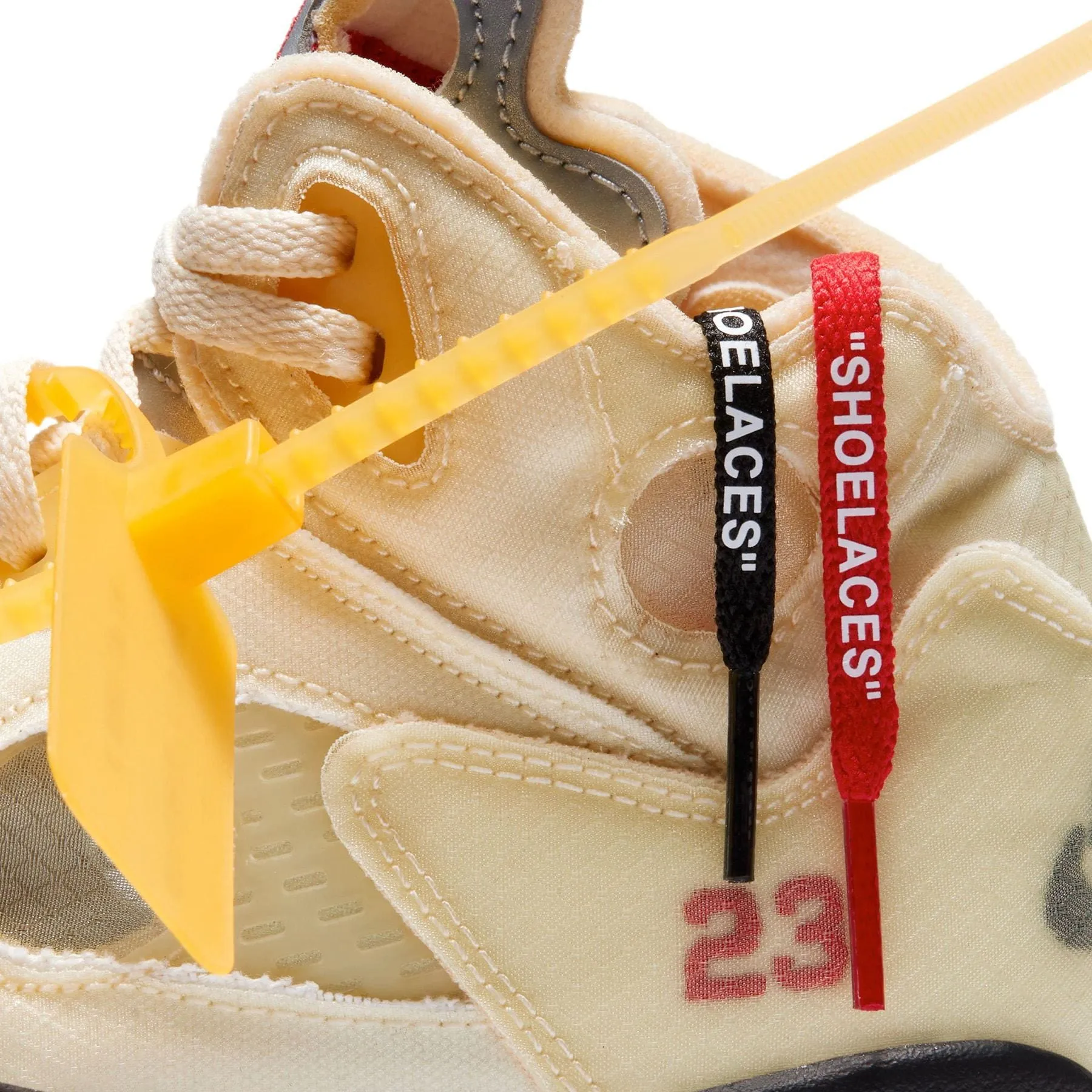 Off-White x Air Jordan 5 Retro SP PS 'Sail'