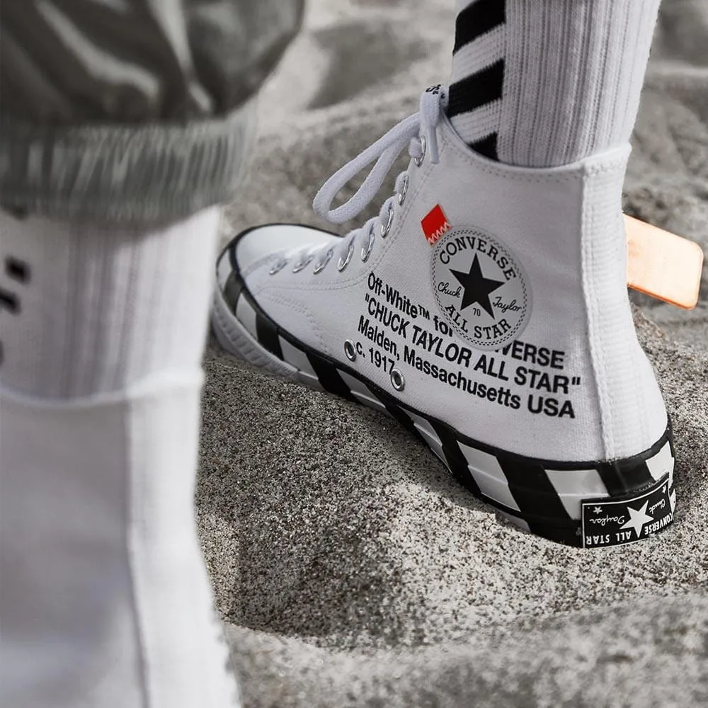 Off-White x Converse Chuck 70 Stripe White